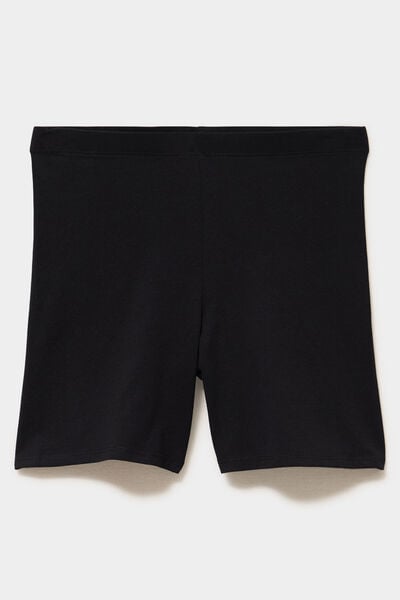 Short cycliste coton majoritaire noir femme