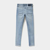 Jean skinny 5 poches taille ajustable denim double stone gar&ccedil;on