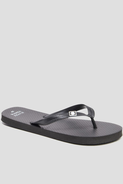 Tongs plage Wamea Beach noir homme