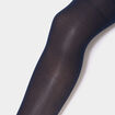 Lot 3 collants (noir, gris, blanc) 40D bleu marine fille