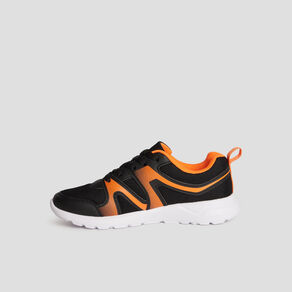 Baskets running à lacets Rexited noir garçon