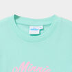 T-shirt coton manches courtes Minnie vert clair fille