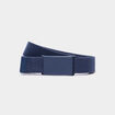 Ceinture fine effet toile bleu marine gar&ccedil;on