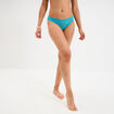 Tanga en dentelle bleu femme