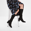 Bottes à talons noir femme