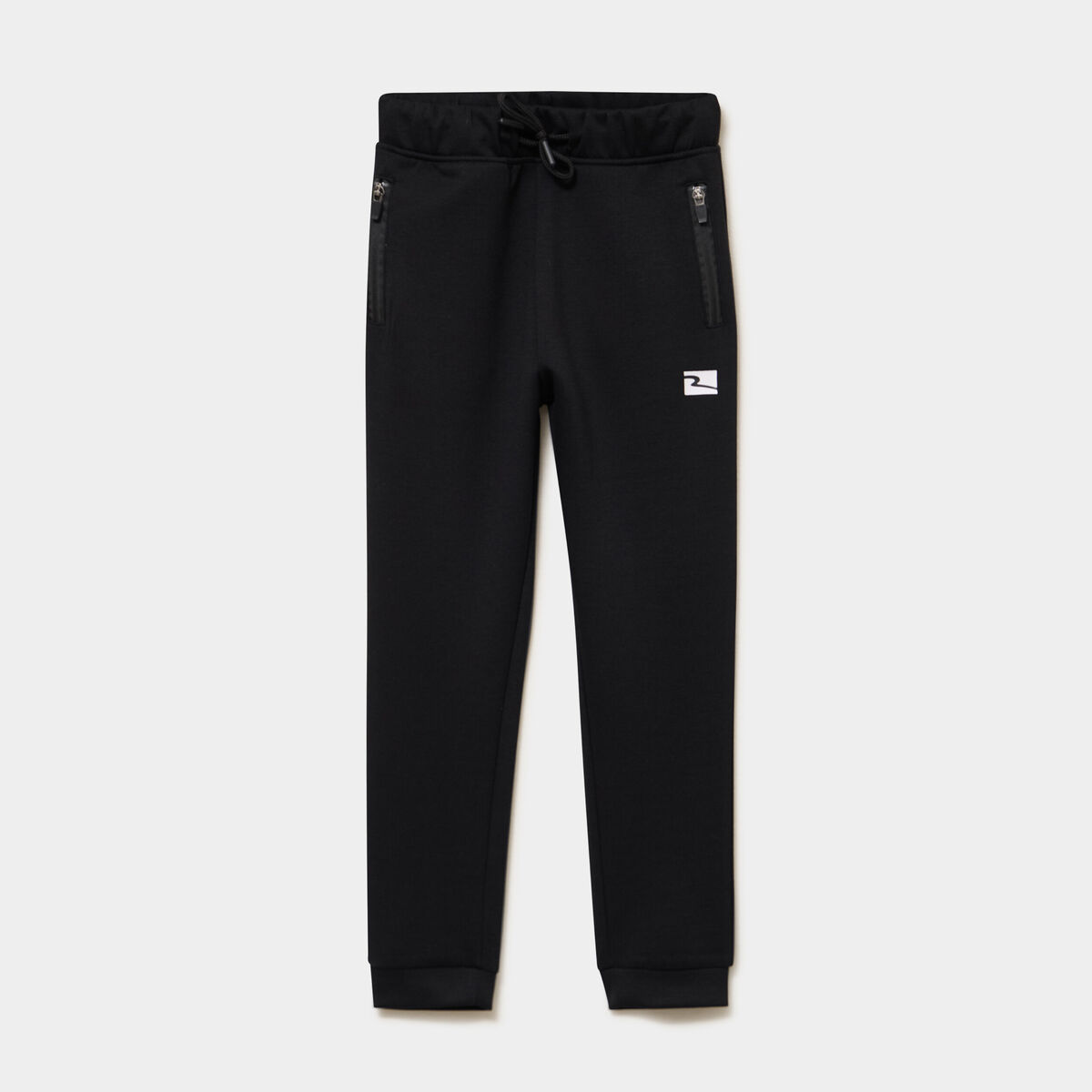 Pantalon de jogging ajust&eacute; noir gar&ccedil;on