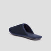Chaussons mules bleu marine homme
