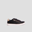 Baskets tennis basse noir femme