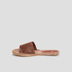Mules détails cordes couleur or femme