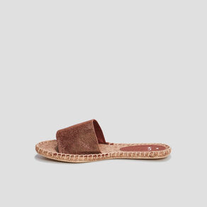 mules details cordes couleur or femme Mules détails cordes couleur or femme