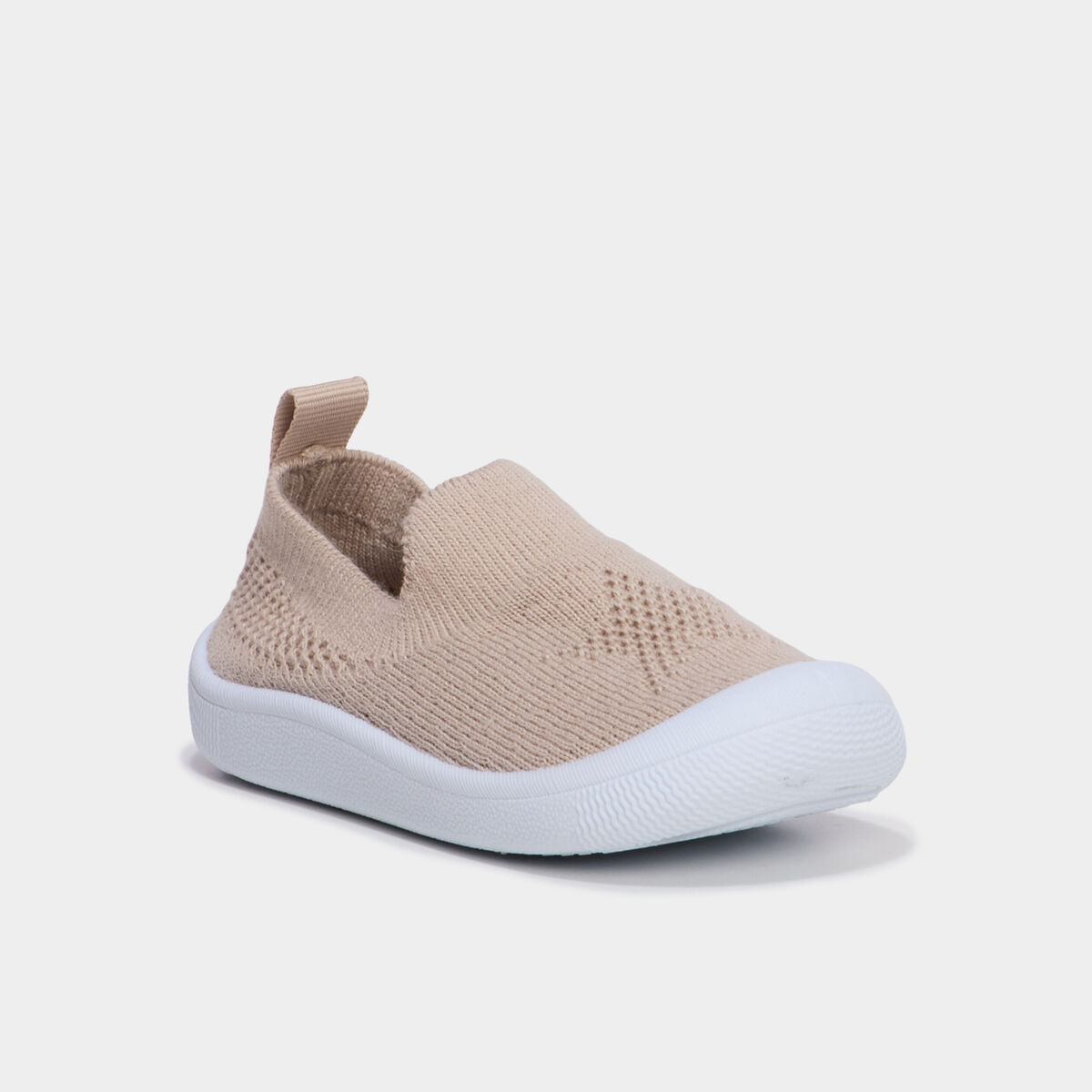 Baskets bout renforc&eacute; &agrave; semelle souple sable b&eacute;b&eacute; gar&ccedil;on