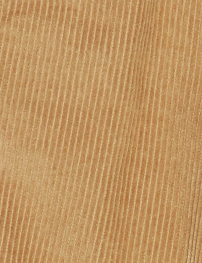 Pantalon droit velours sable garçon