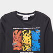 Ensemble pyjama pantalon coton Pok&eacute;mon noir gar&ccedil;on