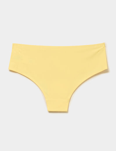 Lot 2 shortys microfibre sans couture ecru femme