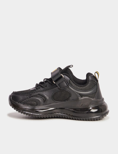 Baskets running à scratchs Batman noir garçon