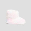 Chaussons bottines fausse fourrure multicolore fille