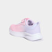 Baskets running à scratchs rose fille