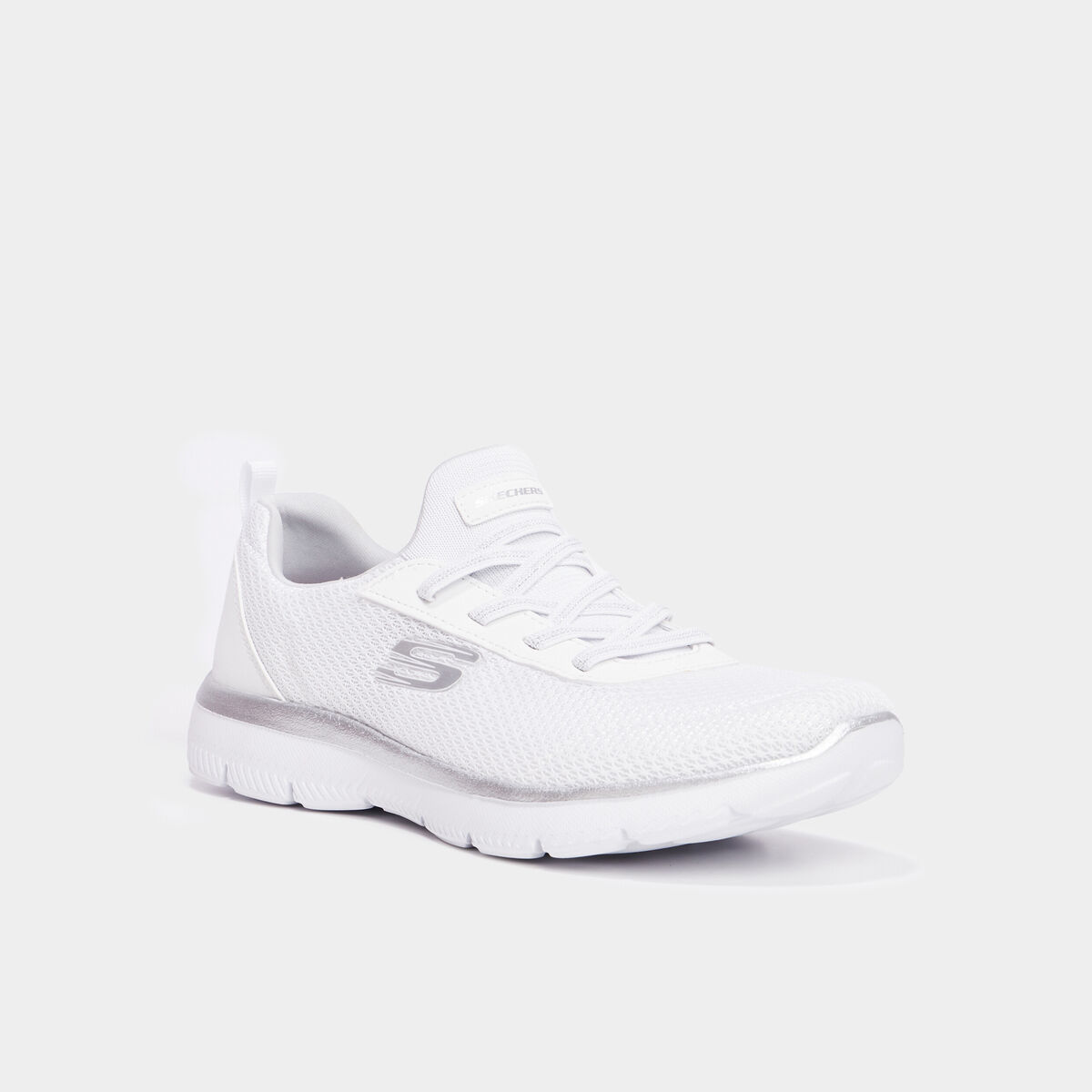 Baskets running Skechers Pure Genius blanc femme