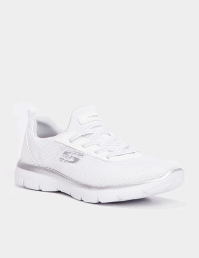 Baskets running Skechers Pure Genius blanc femme