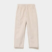 Pantalon taille haute velours 7/8&egrave;me sable femme