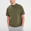 T-shirt oversize manches courtes Liberto vert kaki homme
