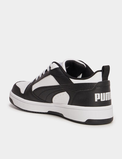 Tennis basses &agrave; lacets Puma Rebound V6 noir gar&ccedil;on