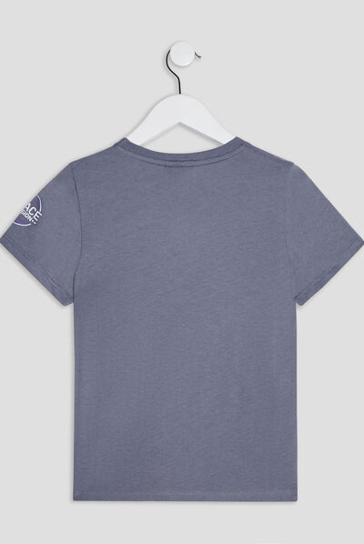 T-shirt manches courtes NASA gris foncé garçon