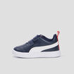 Tennis à scratchs Puma Courtflex bleu marine bébé garçon