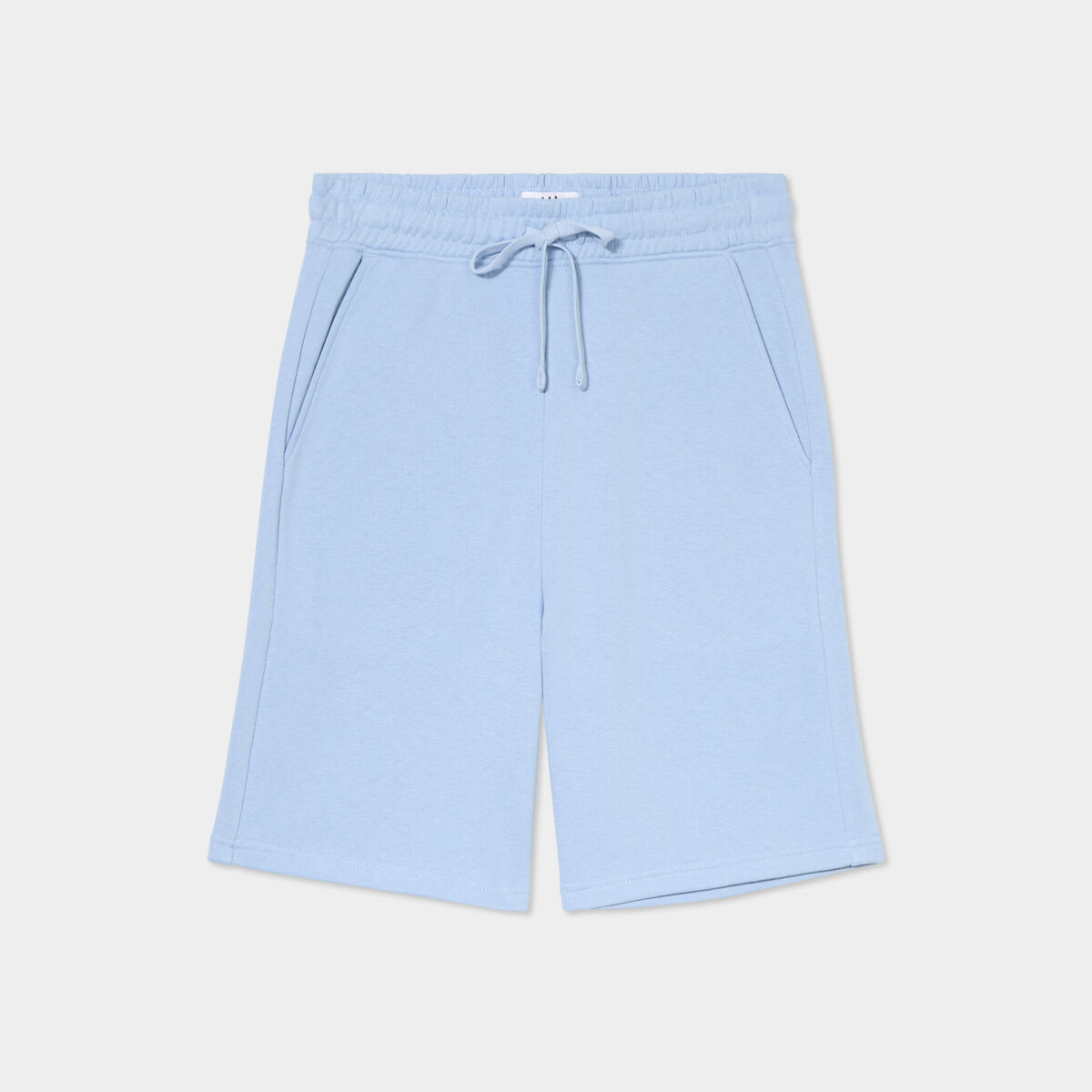 Short de jogging en molleton bleu ciel homme