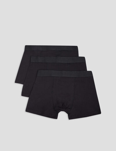 Lot 3 boxers noir homme