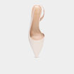 Escarpins slingback talons aiguilles ivoire femme