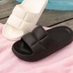 Mules compensées matelassés Wamea Beach noir femme
