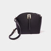 Sac en bandoulière détail boucle noir femme
