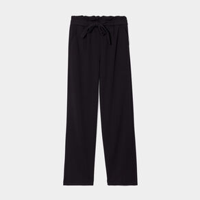 pantalon large ceinture noir femme Pantalon large ceinturé noir femme