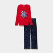 Ensemble pyjama de No&euml;l Stitch rouge femme