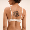 Soutien-gorge maxi push up dentelle blanc femme