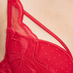 Soutien-gorge corbeille à coque rose framboise femme