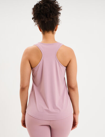D&eacute;bardeur de sport fluide dos nageur mauve femme