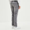 Jeans slim 5 poches denim gris homme