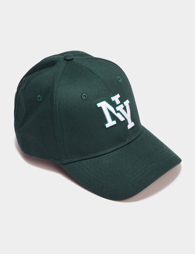 Casquette vert foncé homme