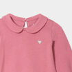 T-shirt col claudine manches longues vieux rose bébé fille