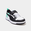 Tennis scratchs &agrave; lacets Puma Rebound V6 vert clair fille
