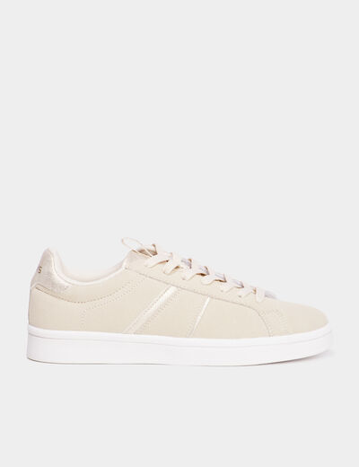 Tennis basses à lacets Creeks sable femme