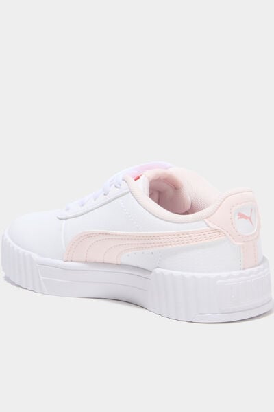 Baskets Puma Carina 3.0 Floral rose clair fille