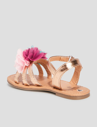 Sandales Liberto rose champagne fille