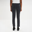 Jean stretch slim 7/8 ème denim noir femme