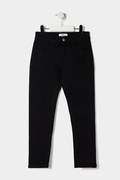 Pantalon regular noir garçon