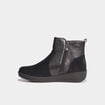 Bottines compensées Isotoner noir femme