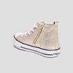 Tennis montantes en toile Creeks jaune or fille