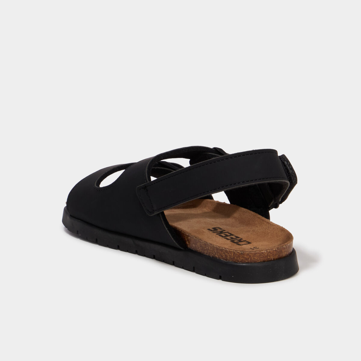 Sandales avec boucles noir gar&ccedil;on